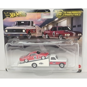 Hot Wheels 1:64 Team Transport - Chevrolet Corvair Yenko Stinger + Chevrolet Ramp Truck 1972